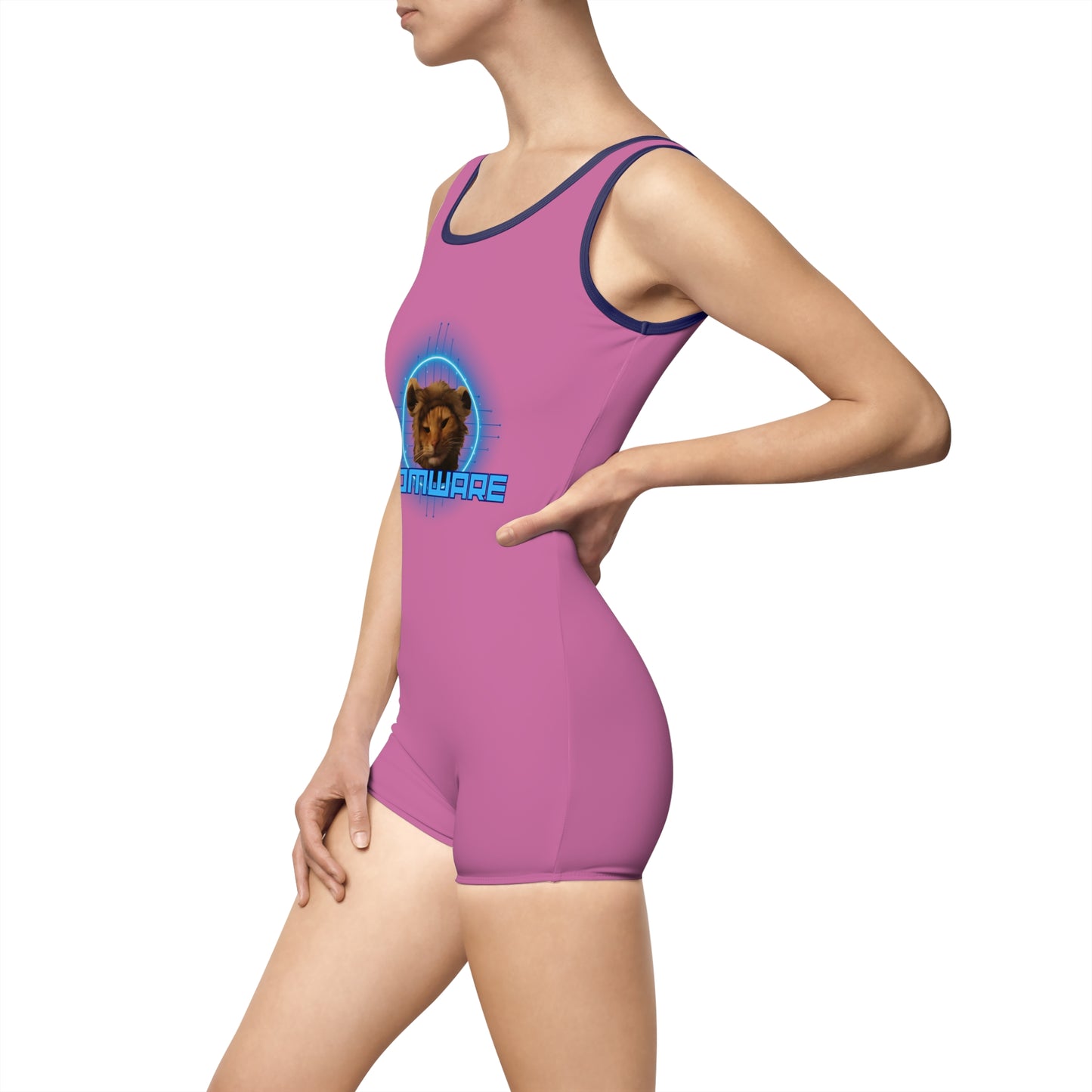 Pink Women's Vintage Swimsuit (AOP)