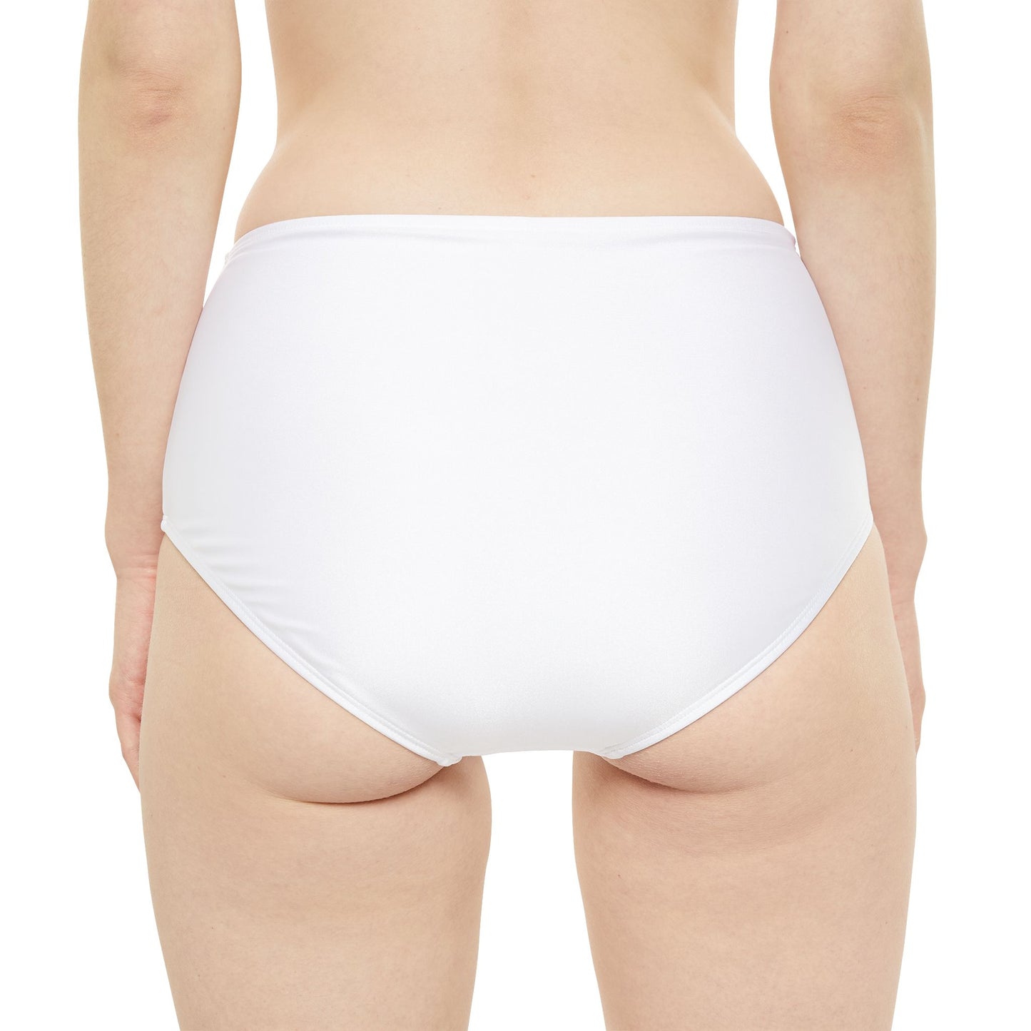 High-Waist Hipster Bikini Bottom (AOP)