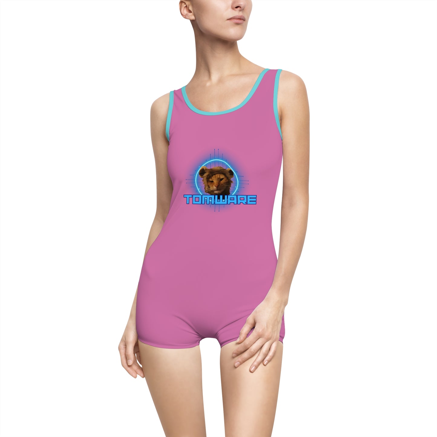 Pink Women's Vintage Swimsuit (AOP)