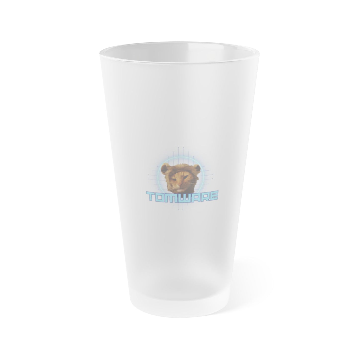 Frosted Pint Glass, 16oz