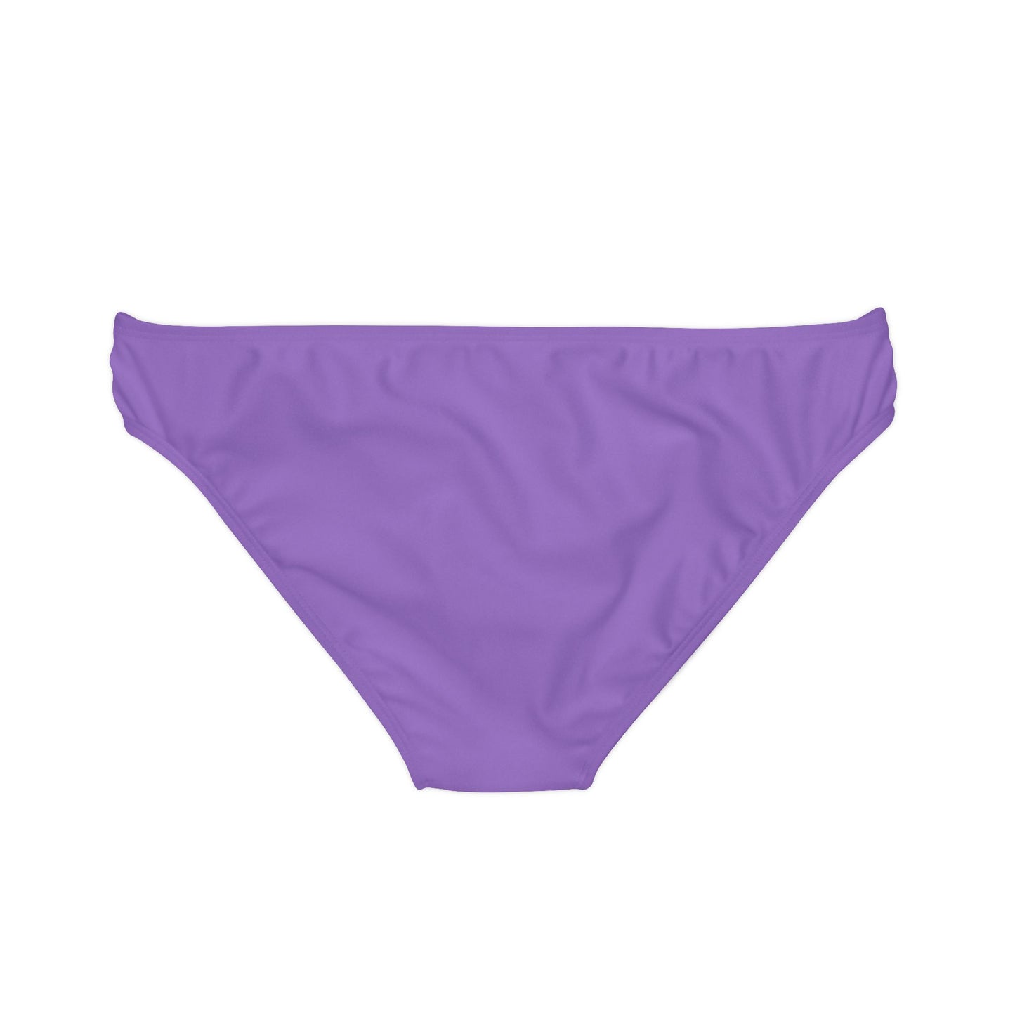 Purple Loop Tie Side Bikini Bottom (AOP)