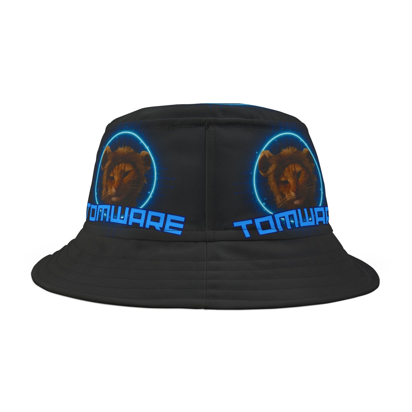 Black Bucket Hat (AOP)