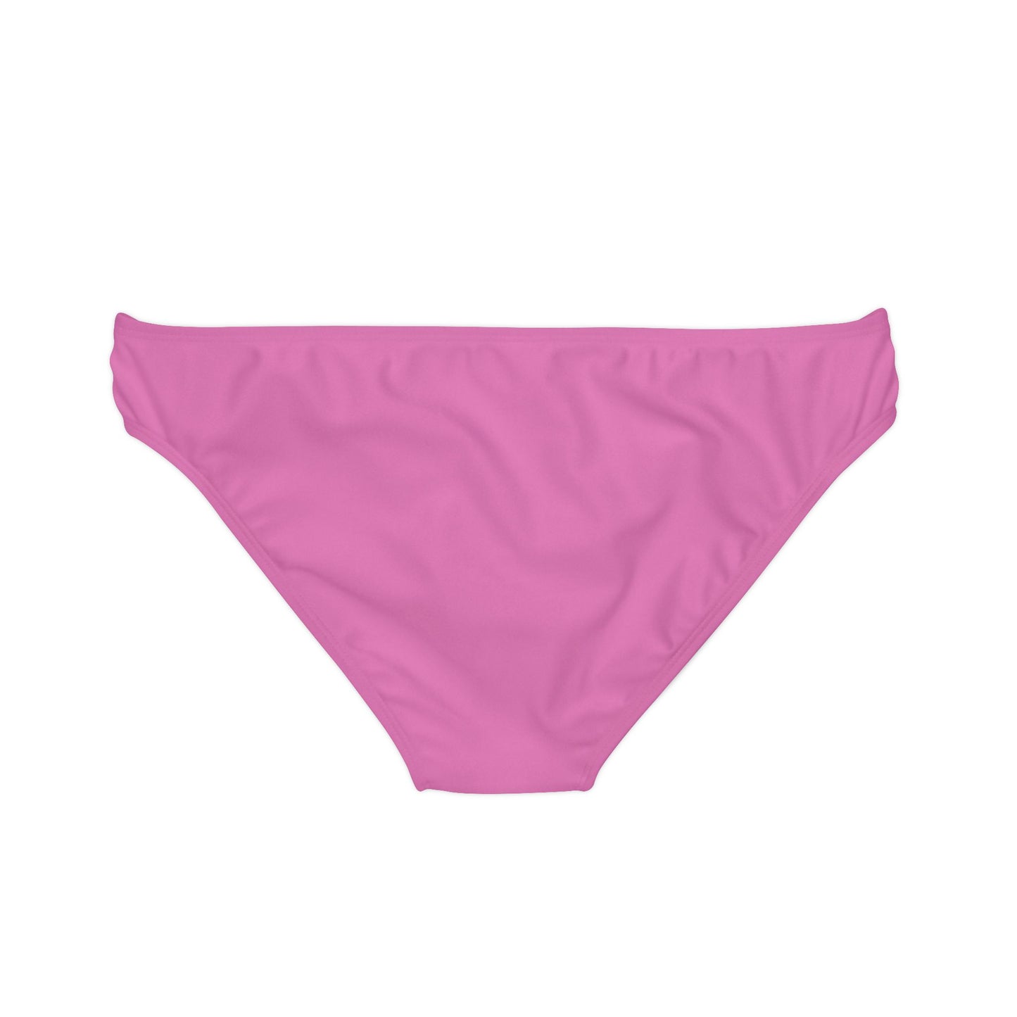 Pink  Loop Tie Side Bikini Bottom (AOP)