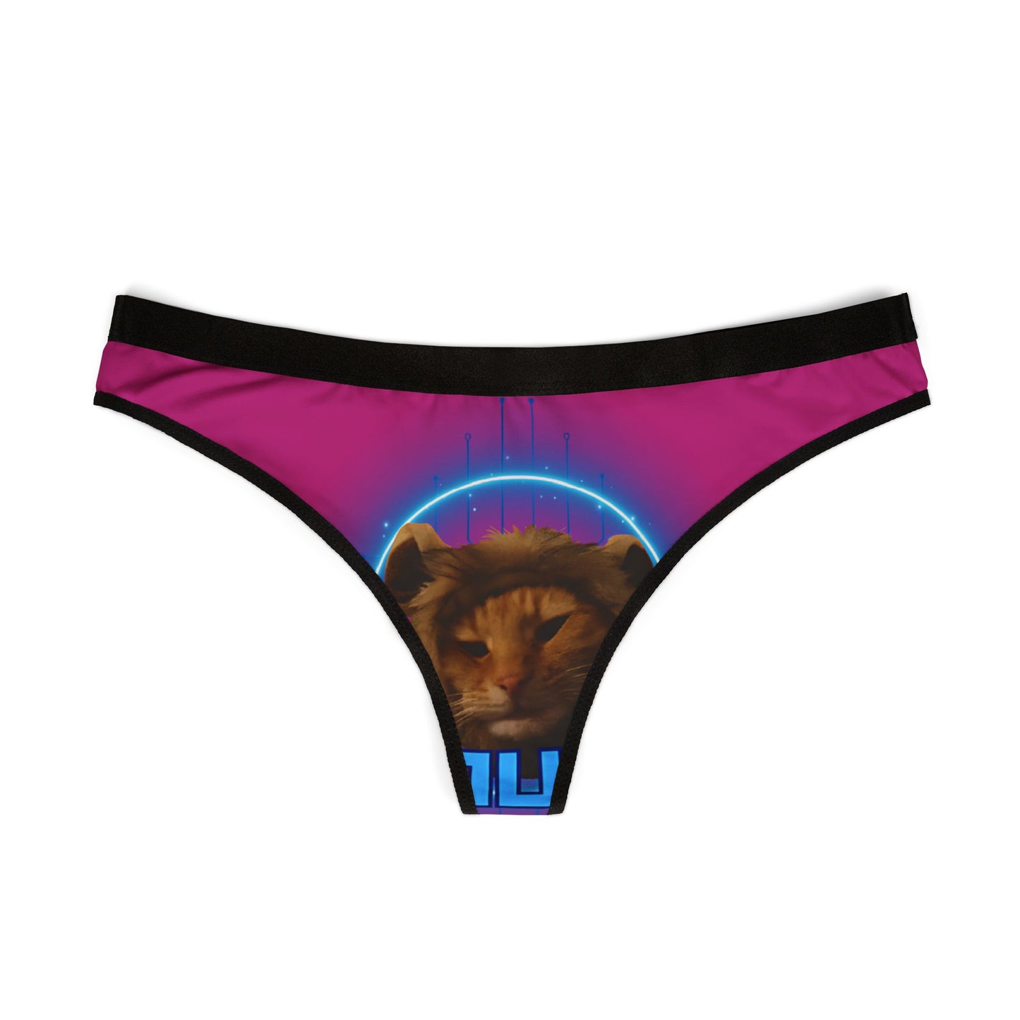 Pink Women's Thongs (AOP)